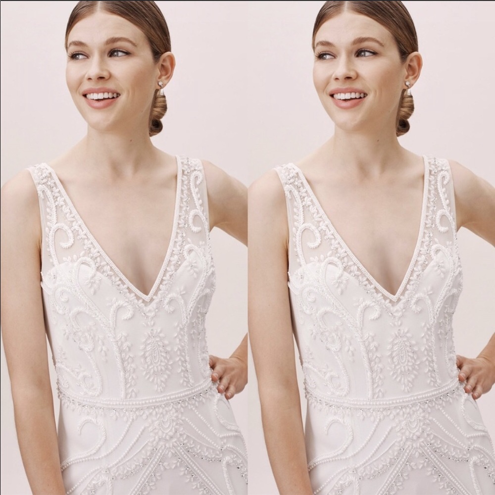 Anthropologie x BHLDN Sorrento Embellished Dress - Picture 5 of 12